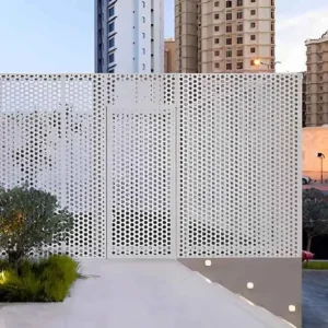 Perforated Steel Fencing