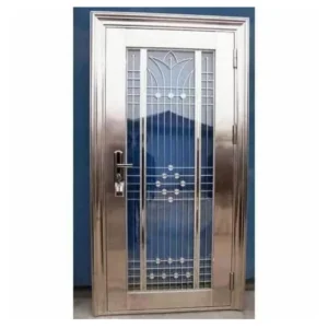 designer-stainless-steel-single-entrance-door-glass-panel