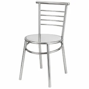 Modern stainless steel dining chair for home restaurant cafeteria hotel and commercial dining spaces