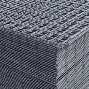 Heavy duty welded wire mesh panels for concrete reinforcement construction flooring and industrial applications