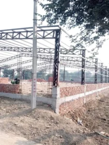 Custom pre-engineered steel industrial shed structure for warehouses factories workshops and commercial building construction