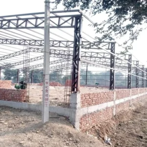 Custom pre-engineered steel industrial shed structure for warehouses factories workshops and commercial building construction